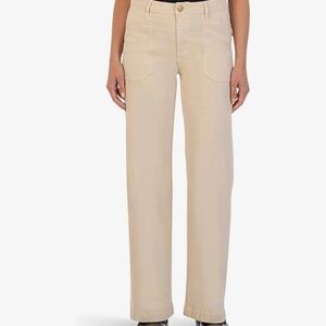 KUT from the Kloth Women's Meg-Wide Leg Pants W/Pork Chop Pockets